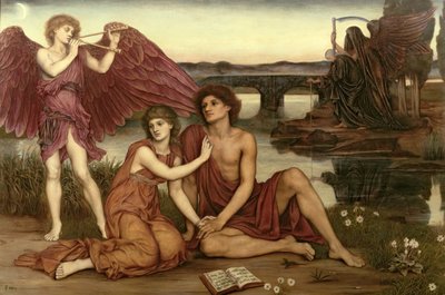 Het voorbijgaan van de liefde, 1883-84 door Evelyn De Morgan